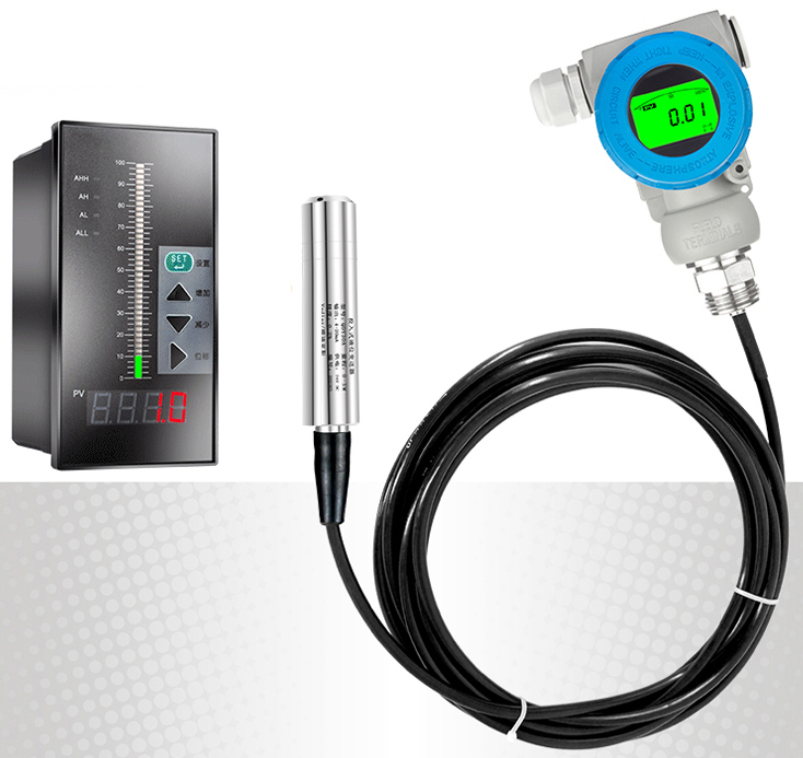 線纜投入式液位計搭配積算儀圖